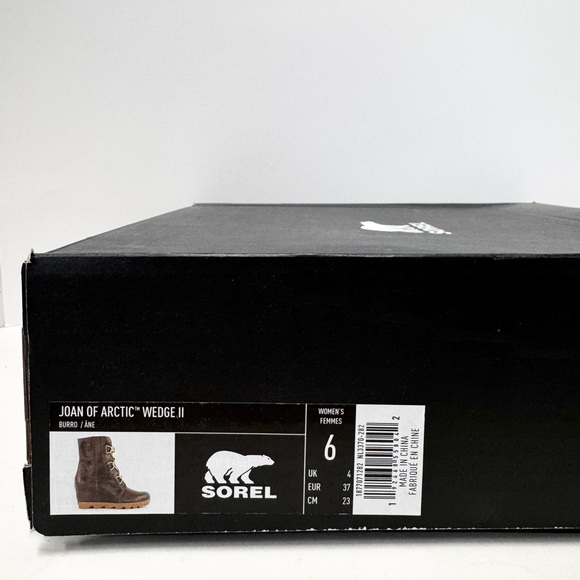 Sorel Joan of Arctic Wedge II, Burro, Size 6 - NEW - Picture 9 of 9